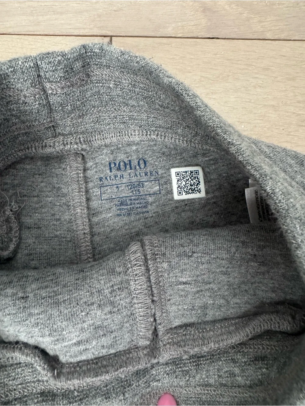 Ralph Lauren Heather Gray Zip Hoodie & Joggers Set